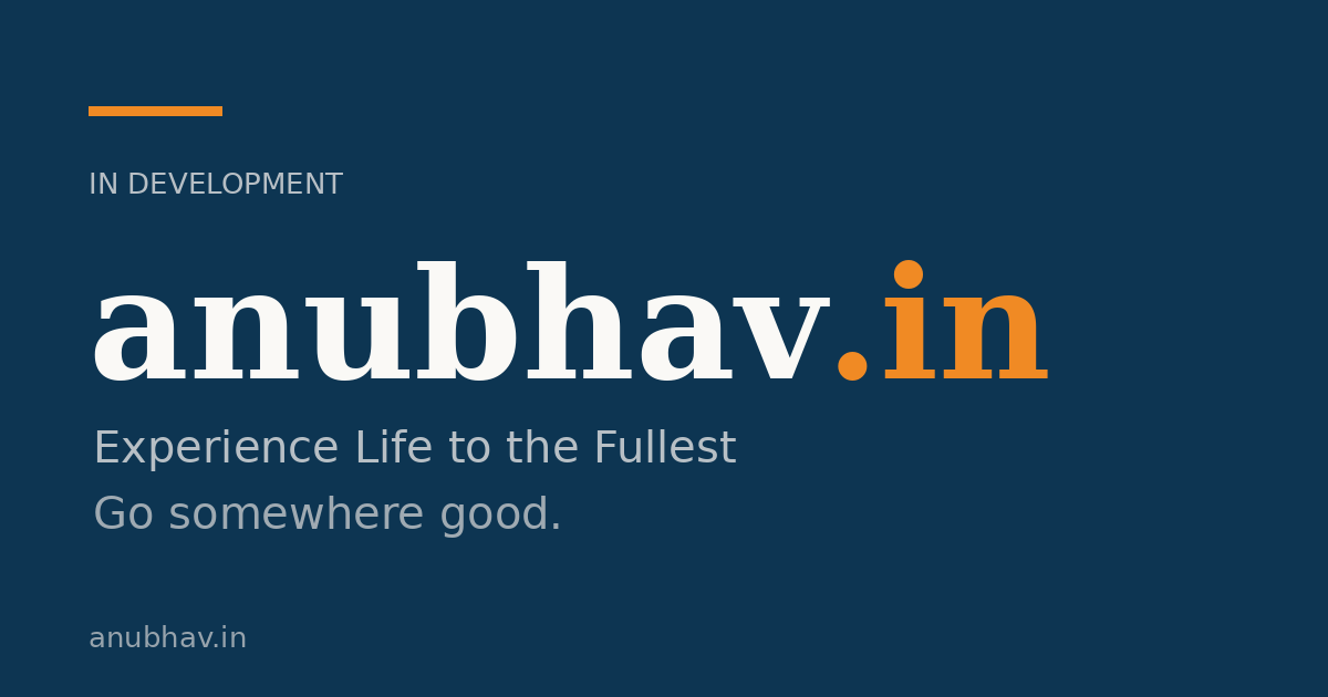 Link preview image for anubhav.in
